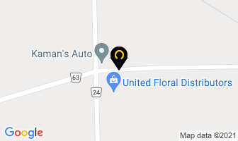 United Floral Distributors in Pelham map