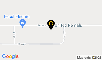 United Rentals in Laval map