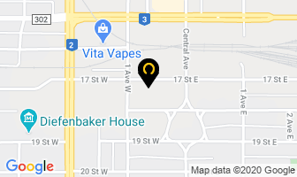 United Rentals in Prince Albert map