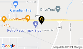 United Rentals in Dryden map
