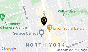 Universal Drugstore in North York map
