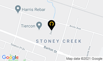 Universal Tool & Die in Stoney Creek map