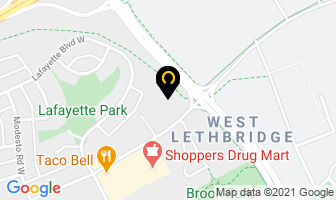 University Drive Alliance Church in Lethbridge map