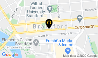 University Pharmacy in Brantford map