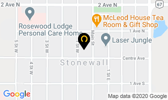 Unrau Realty in Stonewall map