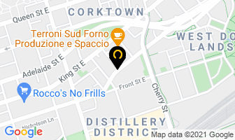 Upcountry Warehouse in Toronto map