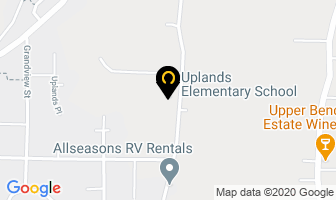 Uplands Elementary - School District No 67 (Okanagan Skaha) in Penticton map