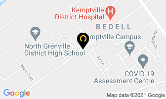 Upper Canada District School Board South Branch Elementary School in Kemptville map