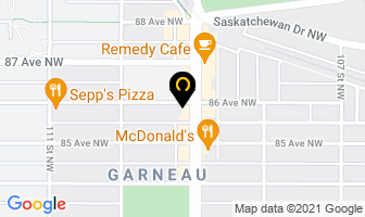 Upper Crust Cafe in Kenora map