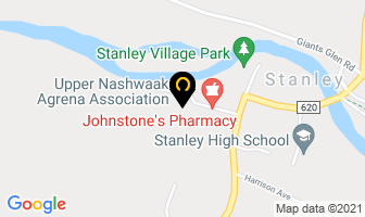 Upper Nashwaak Agrena Association in Stanley map