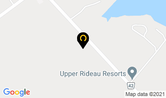 Upper Rideau Resorts in Westport map
