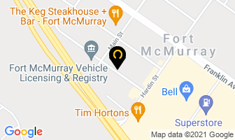 Upton Jason Re/max in Fort McMurray map