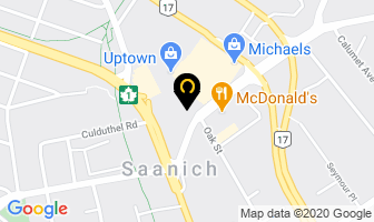Uptown Dental Centre in Victoria map