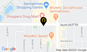 Uptown Pizza in White Rock map
