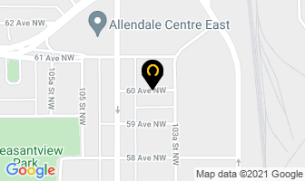 Urban Concrete Countertops in Edmonton map