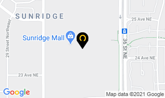 Urban Eyecare - Sunridge Mall in Calgary map