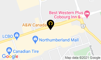 Urban Planet in Cobourg map