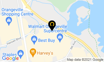 Urban Planet in Orangeville map