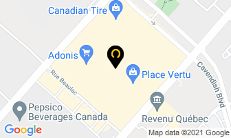 Urban Planet Place Vertu in Brantford map