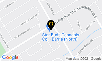 Urban Sun in Barrie map