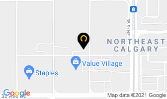 Urban Thrift in Calgary map