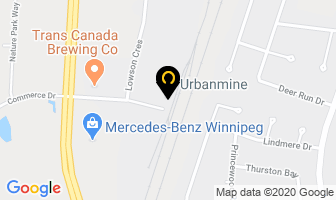 Urbanmine Inc in Winnipeg map