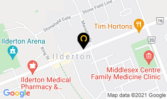 Urbshott-Galloway Insurance Brokers in Ilderton map