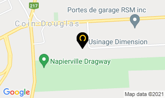 Usinage Dimension in Napierville map