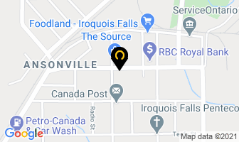 Vachon Roger A Dr in Iroquois Falls map