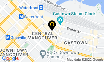 Vada Property Management in Vancouver map