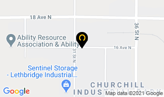 Valard Construction Ltd in Lethbridge map