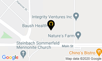 Valeant Pharmaceuticals in Steinbach map