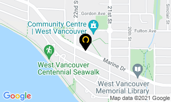 Valentine's For Hair in West Vancouver map