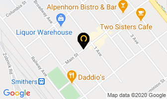 Valhalla Pure Outfitters in Smithers map