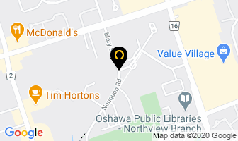 Valiant Property Management Maintenance in Oshawa map