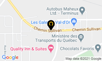 Validor Inc in Val-d'Or map