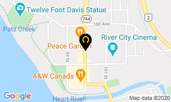 Valley Chiropractic Vollrath R Dr in Peace River map