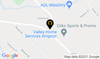 Valley Home Services in Hudson map