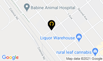 Valley Landscaping in Smithers map