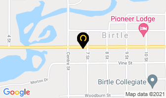 Valley Recreation District in Birtle map