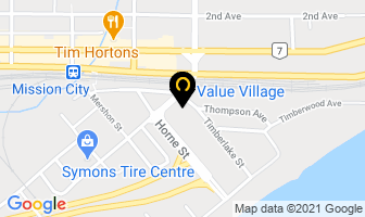 Value Village in Mission map