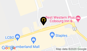 Van Air Taxi in Cobourg map