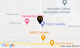 Van Dolah Enterprises Inc in Vanderhoof map
