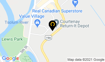Van Isle Windows Ltd in Courtenay map