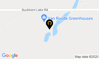 Van Roode Greenhouses in Prince George map