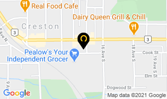 Vance Brandsource Home Furnishings in Creston map