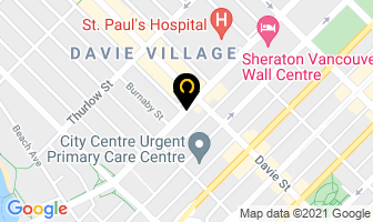 Vancouver Centre For Cosmetic Dentistry in Vancouver map