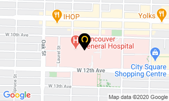 Vch Map Vancouver Coastal Health General Hospital Medical Day Care in Vancouver ...