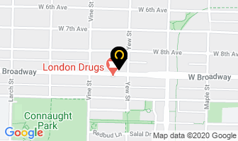 Vancouver Dental Group in Toronto map