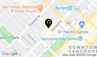 Vancouver Luggage Warehouse in Toronto map